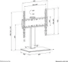 Neomounts DS45-430BL14 Supporto TV 32-55" - girevole Anteprima dell’immagine prodotto 7