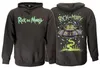 Bluza Rick and Morty Spacecruiser z kapturem, ciemnoszara – Podgląd zdjęcia produktu 2