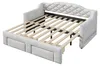 Merax Gepolstertes Tagesbett, Ausziehbar 90x200 bis 180x200 Produktbild-Vorschau 9