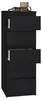 Topeshop W5 CZERŃ, Schwarz, 5 Schublade(n), Partikelbord, Produktbild-Vorschau 2