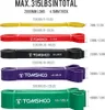 TOMSHOO Fitnessbänder, Workout-Widerstandsbänder, 5er-Pack, Produktbild-Vorschau 13