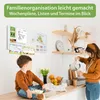 banjado Magnettafel weiß 75x30cm groß Magnetwand aus Metall Produktbild-Vorschau 6