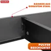 Close-up of a black metal shelf frame, highlighting its construction and coating. Anteprima dell’immagine prodotto