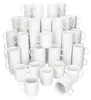 sada 72 hrnků na kávu z akce 250ml bílé porcelánové šálky Náhled obrázku produktu 2