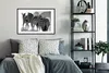 MuchoWow® Gerahmtes Poster Laufende Zebras 90x60 cm - Produktbild-Vorschau 2