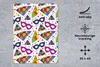MuchoWow® Mauspad Mousepad Karneval - Muster - Masken 30x40 Produktbild-Vorschau 2