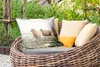 MuchoWow® Outdoor Kissen - Schafe - Nebel - Winter - 60x40 Produktbild-Vorschau 3