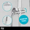 Duschset STILOVAL, Regendusche ohne Armatur, Duschsystem Produktbild-Vorschau 4