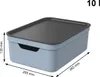Set Deko Box mit Deckel A4/10 L JIVE, Farbe:Blue Fog ged. Produktbild-Vorschau 3