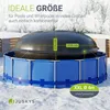 Juskys Aufblasbare Poolabdeckung Rund 4 m - Pool Abdeckung, Produktbild-Vorschau 4
