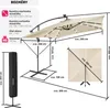 slunečník tectake® Sunna 250 x 250 cm s LED solárním Náhled obrázku produktu 7