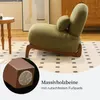 Fluwelen fauteuil voor de woonkamer, comfortabel, dik Productafbeelding-voorbeeld 5