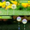 4er Pack 6-LED Garten Solarlampen Löwenzahn Blumen Produktbild-Vorschau 9