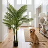 HOMCOM Künstliche Palme 150cm Kunstpalme mit 16 Palmenwedel Produktbild-Vorschau 8