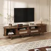 okwish Ovaal TV-meubel, TV-standaard met lades en interne Productafbeelding-voorbeeld 9