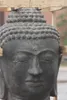 Schöner Buddha Kopf aus Steinguss perfekt für den Garten Produktbild-Vorschau 4