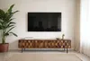 FineBuy Lowboard Sheesham Massivholz 160 cm TV-Board mit 3D Produktbild-Vorschau 2