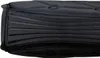A close-up, side view of a black saddle pad with a quilted pattern on top and ribbed texture on the bottom. Anteprima dell’immagine prodotto
