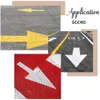 Pfeilschablone aus PVC, 40 cm lang, für Parkplatzmarkierungen Productafbeelding-voorbeeld