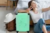 MuchoWow® Koffer Handgepäck Trolley Rollkoffer Kleine Produktbild-Vorschau 2