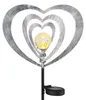 LED Solarleuchte Herz Silber, Höhe 82cm Produktbild-Vorschau 7