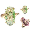 Schicker Damen-Fingerring mit Libellenblatt, oval, Produktbild-Vorschau 3