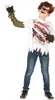 A young boy wearing a werewolf Halloween costume, posing against a white background. Anteprima dell’immagine prodotto