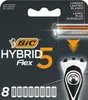BIC Hybrid 5 Flex Männerrasierer-Nachfüllklingen – 8er Produktbild-Vorschau 5
