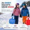2er Set Schlitten Bob blau & rot - für Kinder zum Produktbild-Vorschau 8