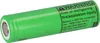 A green cylindrical battery with warning text printed on it. Produktbild-Vorschau