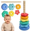 KRUMAD Stapelturm Kinder, Steckspiel mit Ringen, Produktbild-Vorschau 1