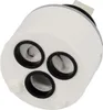 A close-up studio shot of a faucet cartridge. Produktbild-Vorschau