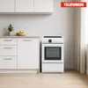Telefunken Standherd mit Glaskeramik-Kochfeld | Elektroherd Produktbild-Vorschau 3