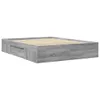 Bettgestell ohne Matratze Grau Sonoma 160x200 cm Produktbild-Vorschau 7