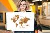 MuchoWow® Laptop Aufkleber Sticker Cover Weltkarte - Bronze Produktbild-Vorschau 5