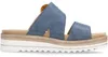 Scarpe da donna Remonte, sandali, comodi, infradito, blu, Anteprima dell’immagine prodotto 6
