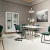 Vitrine Glasschrank Oslo | Skandinavisch | weiß / Sonoma Produktbild-Vorschau 19
