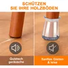 Möbelgleiter 23x30 mm – 32 Stück Filz-Silikon-Pads für Produktbild-Vorschau 11