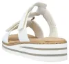Rieker Alabama/Mirror/Nanao Damenschuhe Pantolette Weiß Productafbeelding-voorbeeld 55