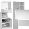 Schreibtisch Vicco Alwin Weiß 115 x 55 cm mit 2 Türen, Produktbild-Vorschau 6