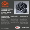 Přilba Giro Aries Spherical silniční černá-bílá mat Náhled obrázku produktu 5