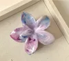 Haarspange XL Blume Pearl mélange 7,5 cm x 8 cm Produktbild-Vorschau 1