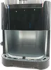 A front view of an empty black and silver Moulinex air fryer. Voir les images du produit
