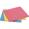 Three colorful cleaning cloths stacked on a white background. Produktbild-Vorschau