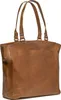 A brown leather tote bag is shown against a white background. Voir les images du produit