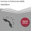 MDEKOR 30 metri di Cornici per Soffitto in Polistirene XPS Anteprima dell’immagine prodotto 6