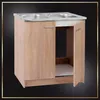 A kitchen sink cabinet with a double sink on top and two doors in the front. Anteprima dell’immagine prodotto
