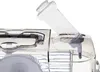 A close-up view of a clear plastic container with a gray nozzle, attached to a silver and clear plastic base. Anteprima dell’immagine prodotto