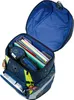 An open school backpack with its contents visible. Produktbild-Vorschau