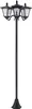 Edelstahl Solar Gartenlaterne 3-flammig LED 120 Lumen IP44 Produktbild-Vorschau 1
